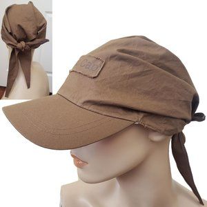 *NWOT* Y2K Vintage Scarf Tie Hat One Size Brown